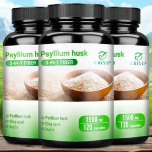 Psyllium Husk Supplement - Natural Soluble Fiber