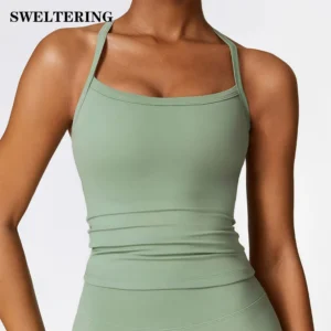 Women Cross Back Yoga Sports Bra